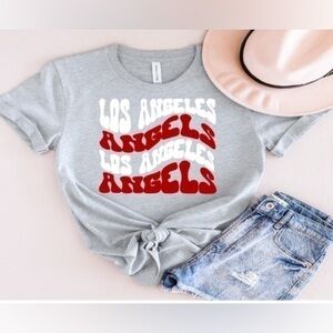 LA Angels Wavy Tee